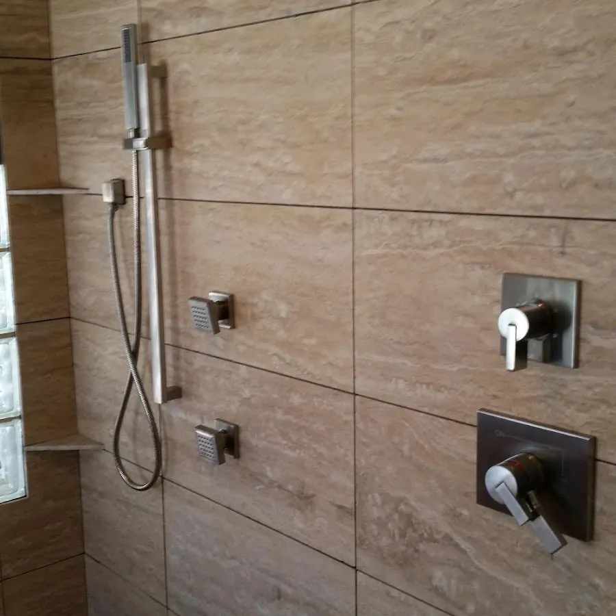 Shower fixture installation for Water Heater Replacement in Martin